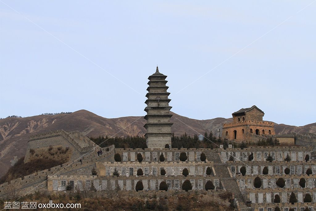 山西省雁门关古塔碑林远山风景 拷1贝.jpg