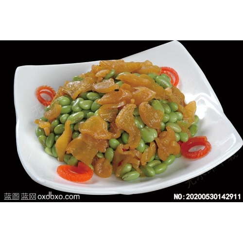 青豆萝卜干菜谱湘菜系列美食菜牌素材_作品编号NO:20200530142911