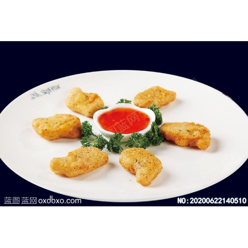 向天果上校鸡块菜谱湘菜系列美食菜牌素材_作品编号NO:20200622140510