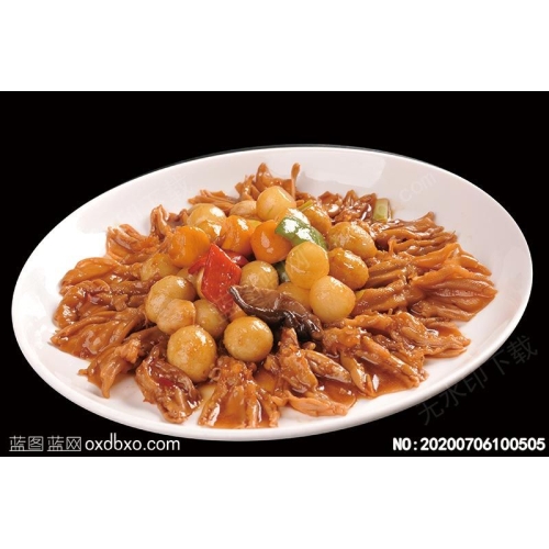 小土豆烧鸭掌菜谱湘菜系列美食菜牌素材_作品编号NO:20200706100505