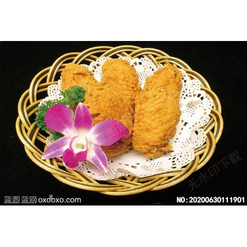 炸鸡翅菜谱湘菜系列美食菜牌素材_作品编号NO:20200630111901