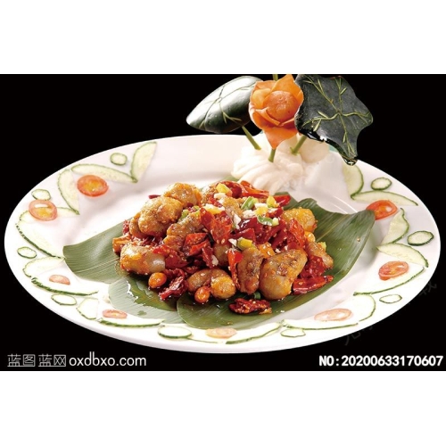 歌乐山辣子鸡腰菜谱湘菜系列美食菜牌素材_作品编号NO:20200633170607