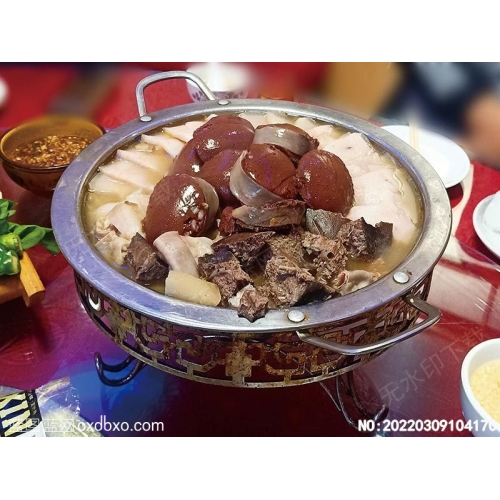 杀猪菜锅仔酸菜烩血肠原创美食菜谱摄影图片素材_作品编号：20220309104170