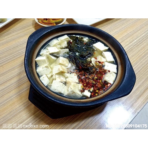 砂锅豆腐原创美食菜谱摄影图片素材_作品编号：20220309104175