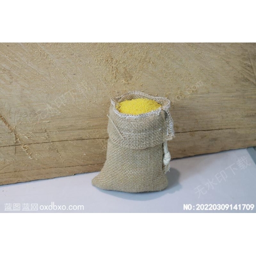 小米袋子小袋小米原创美食菜谱摄影图片素材_作品编号：20220309141709