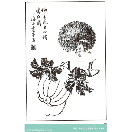 芥子园翎毛花卉画法中国传统国画素材_作品编号：NO:20220320104430