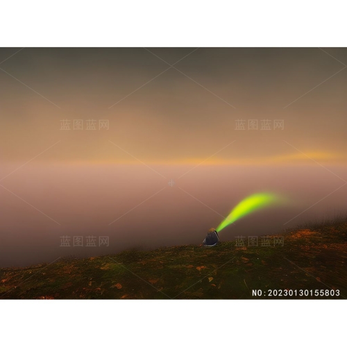 激光湖畔水边小人海岛屿极光背景玄幻神秘炫彩科技背景天空图片素材编号_NO:20230130155803