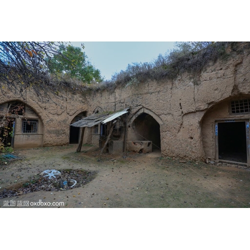 河南省三门峡地坑院 民俗 民风 风景 风光 商业 摄影商用 图片 素材