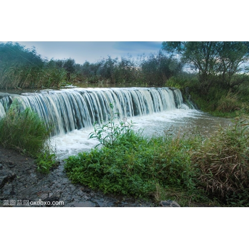 黑河 五大连池 瀑布 风景 风光 商业摄影商用图片