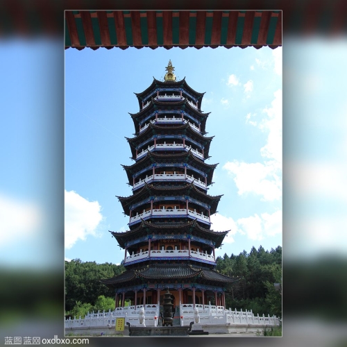 克东 克东县 楞严寺 风景 风光 旅游 旅拍 商业 摄影 商用 图片