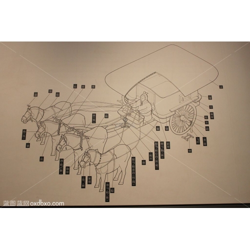 秦皇陵秦始皇铜车马解刨图详解图 (3)