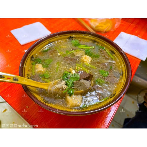 鸭血粉丝汤商业商用地方特色美食摄影素材