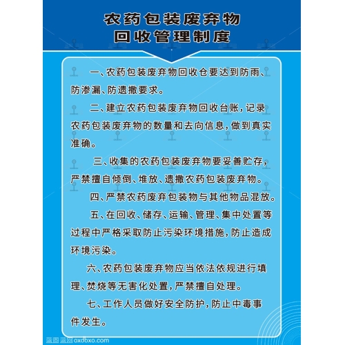 农药包装废弃物回收管理制度