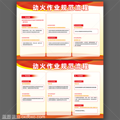 免费设计素材动火作业规范流程